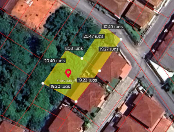 [Reserved] Vacant land 150 sq.wah near Mega Home, Bypass Road 16, 11 meters frontage, price 2.2X million baht, Surat Thani