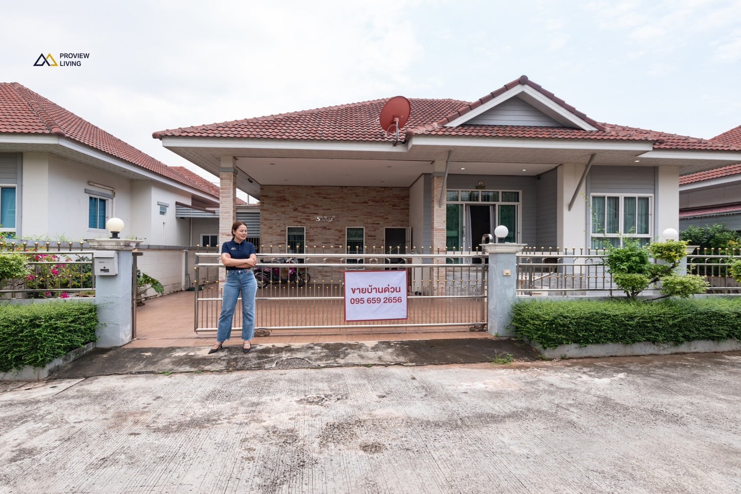 [Sold Out] บ้านเดี่ยว 3 ห้องนอน 2 ห้องน้ำ บ้านมือสองสภาพมือหนึ่ง สไตล์ Tropical @ถนนอำเภอ สุราษฎร์ธานี