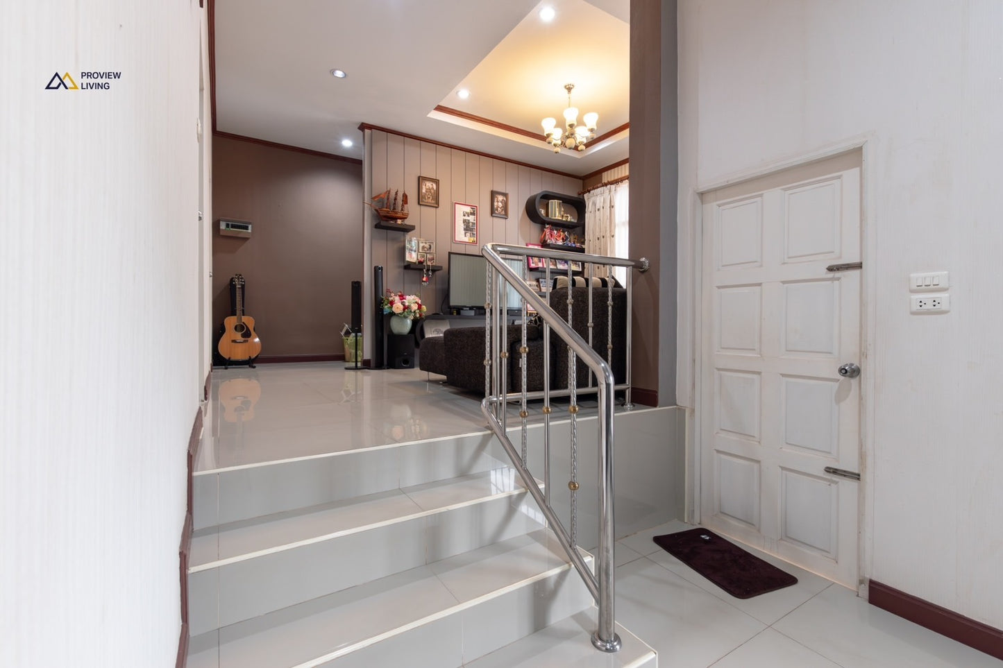 [Sold Out] บ้านเดี่ยว 3 ห้องนอน 2 ห้องน้ำ บ้านมือสองสภาพมือหนึ่ง สไตล์ Tropical @ถนนอำเภอ สุราษฎร์ธานี