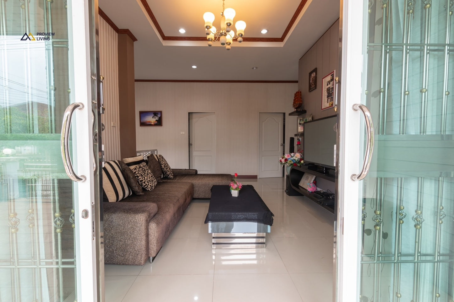 [Sold Out] บ้านเดี่ยว 3 ห้องนอน 2 ห้องน้ำ บ้านมือสองสภาพมือหนึ่ง สไตล์ Tropical @ถนนอำเภอ สุราษฎร์ธานี